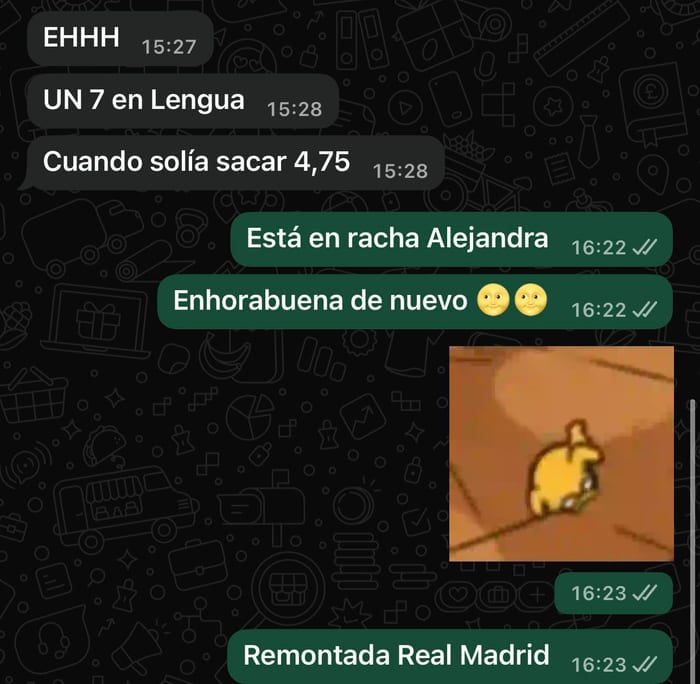Un 7 en Lengua cuando sol&iacute;a sacar 4,75
